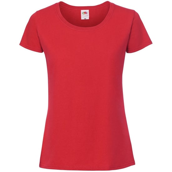 Fruit of the Loom - "Iconic 190" T-Shirt für Damen (Rot) - Image 1