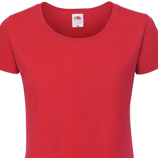 Fruit of the Loom - "Iconic 190" T-Shirt für Damen (Rot) - Image 2