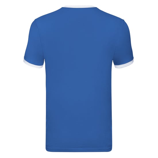 Fruit of the Loom - "Ringer 160" T-Shirt für Herren (Königsblau/Weiß) - Image 2