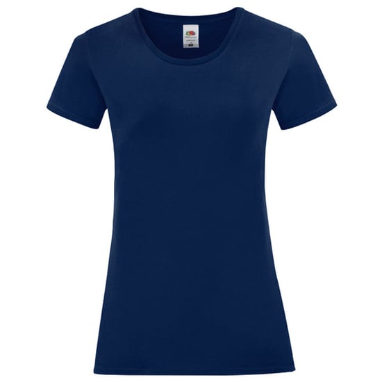 Fruit of the Loom - "Iconic" T-Shirt für Damen, Gekämmte Baumwolle (Marine) - Image 1