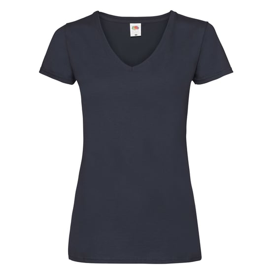 Fruit of the Loom - "Valueweight" T-Shirt V-Ausschnitt für Damen (Marineblau) - Image 1