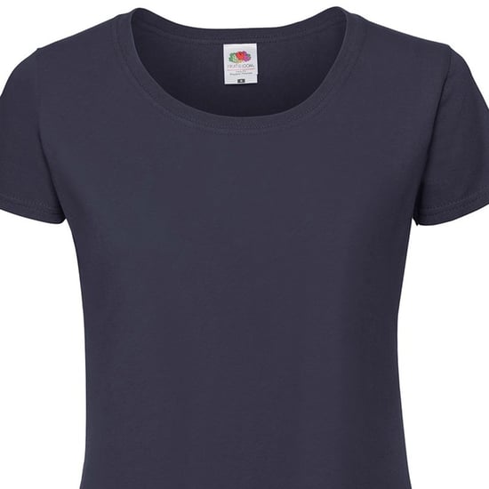 Fruit of the Loom - "Iconic 190" T-Shirt für Damen (Dunkelmarineblau) - Image 2