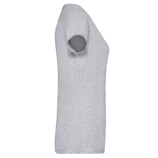Fruit of the Loom - "Valueweight" T-Shirt V-Ausschnitt für Damen (Grau meliert) - Image 3