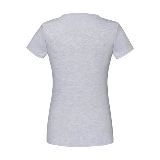 Fruit of the Loom - "Iconic" T-Shirt V-Ausschnitt für Damen (Grau meliert) - Image 2