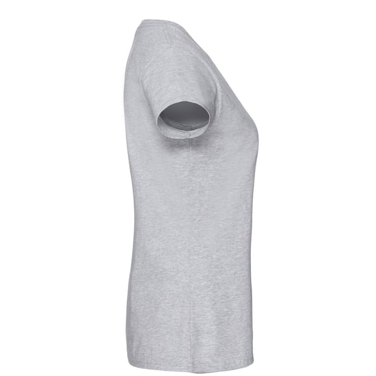 Fruit of the Loom - "Iconic 190" T-Shirt für Damen (Grau meliert) - Image 3