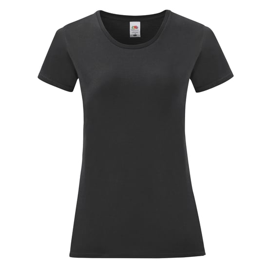 Fruit of the Loom - "Iconic 150" T-Shirt für Damen (Schwarz) - Image 1