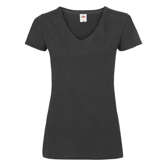 Fruit of the Loom - "Valueweight" T-Shirt V-Ausschnitt für Damen (Schwarz) - Image 1