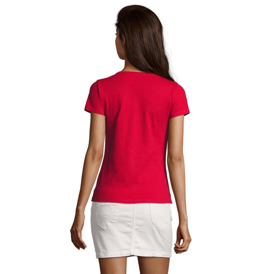 SOLS - "Imperial" T-Shirt V-Ausschnitt für Damen (Rot) - Image 2