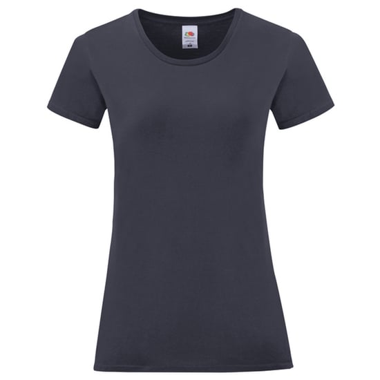 Fruit of the Loom - "Iconic" T-Shirt für Damen, Gekämmte Baumwolle (Marineblau) - Image 1