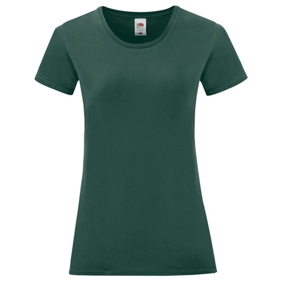 Fruit of the Loom - "Iconic" T-Shirt für Damen, Gekämmte Baumwolle (Tannengrün) - Image 1