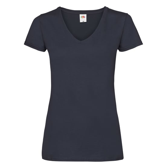 Fruit of the Loom - "Valueweight" T-Shirt V-Ausschnitt für Damen (Marineblau) - Image 1