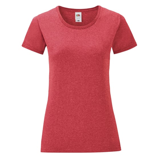 Fruit of the Loom - "Iconic" T-Shirt für Damen (Heide Rot) - Image 1
