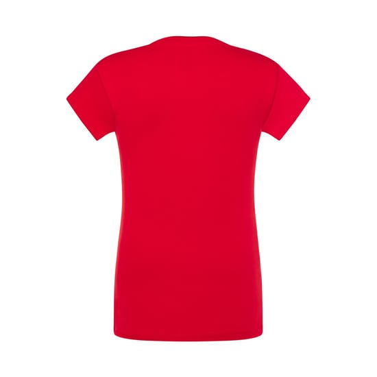 JHK - "Sicilia" T-Shirt für Damen, V-Ausschnitt (Rot) - Image 2