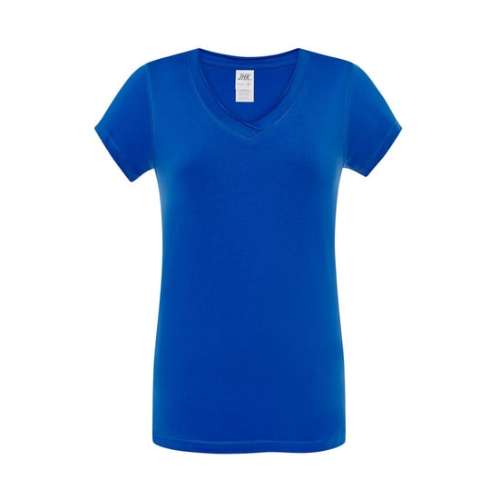 JHK - "Sicilia" T-Shirt für Damen, V-Ausschnitt (Königsblau) - Image 1