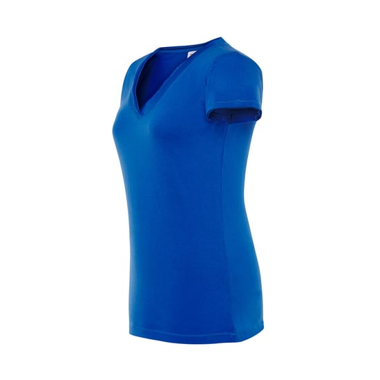 JHK - "Sicilia" T-Shirt für Damen, V-Ausschnitt (Königsblau) - Image 3