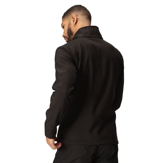 Regatta - "Ablaze Printable" Softshelljacke für Herren (Schwarz) - Image 3