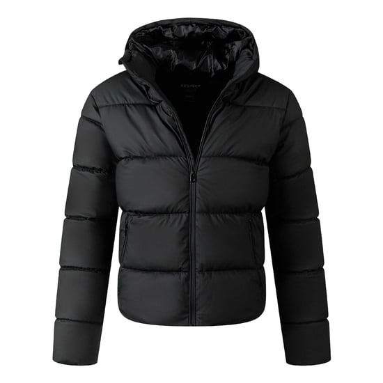 Minoti - Jacke für Herren, Reißverschlusstasche, PU (Schwarz) - Image 3