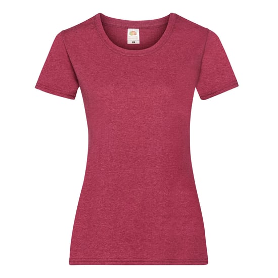 Fruit of the Loom - "Valueweight" T-Shirt für Damen (Vintage Heather Red) - Image 1