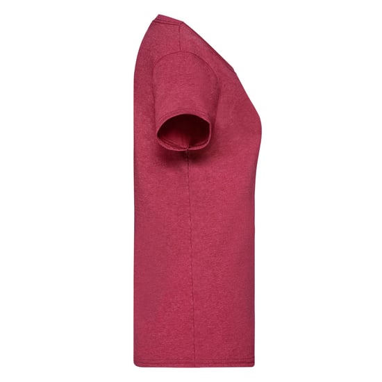 Fruit of the Loom - "Valueweight" T-Shirt für Damen (Vintage Heather Red) - Image 3