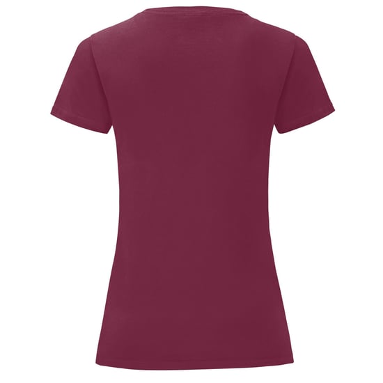 Fruit of the Loom - "Iconic 150" T-Shirt für Damen (Burgunderrot) - Image 2