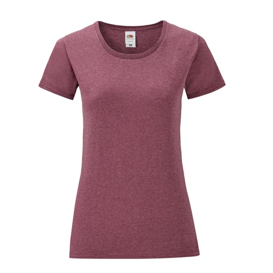 Fruit of the Loom - "Iconic" T-Shirt für Damen (Heide Burgund) - Image 1