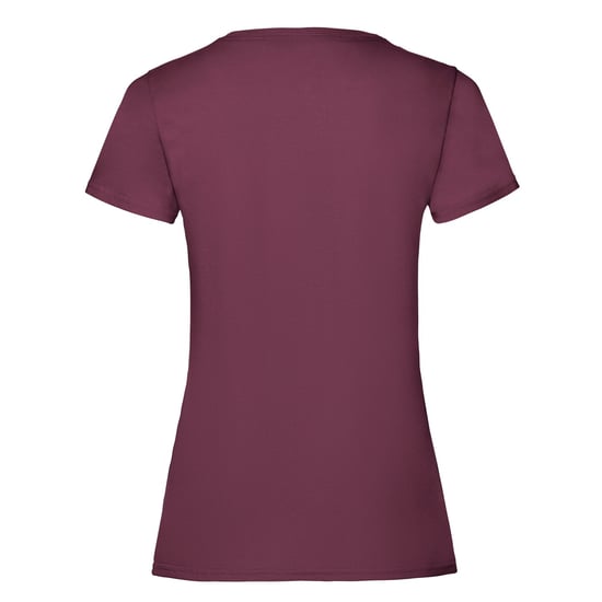 Fruit of the Loom - "Valueweight" T-Shirt für Damen (Burgunderrot) - Image 2