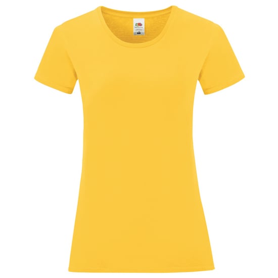 Fruit of the Loom - "Iconic" T-Shirt für Damen, Gekämmte Baumwolle (Sonnenblume) - Image 1