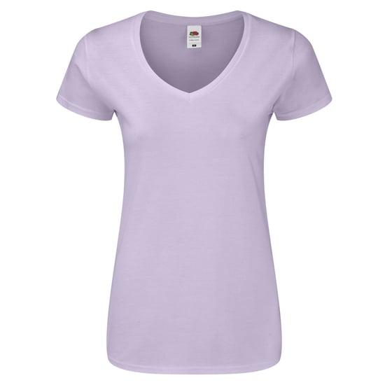 Fruit of the Loom - "Iconic" T-Shirt V-Ausschnitt für Damen (Sanfter Lavendel) - Image 1