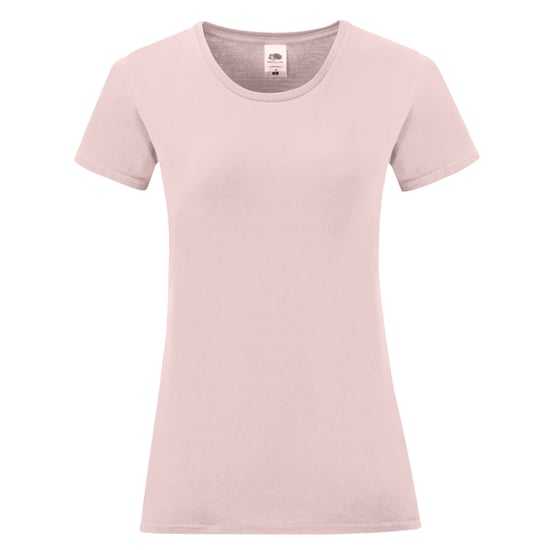 Fruit of the Loom - "Iconic 150" T-Shirt für Damen (Blassrosa) - Image 1