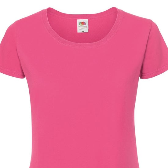 Fruit of the Loom - "Iconic 190" T-Shirt für Damen (Fuchsie) - Image 2