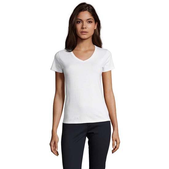 SOLS - "Imperial" T-Shirt V-Ausschnitt für Damen (Weiß) - Image 1
