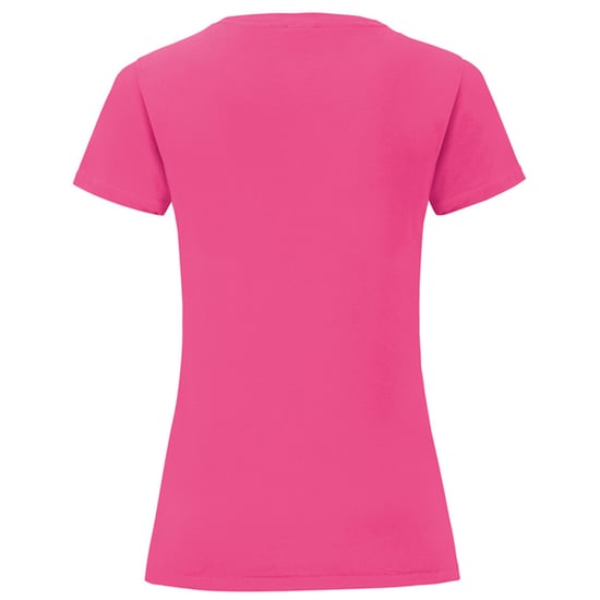 Fruit of the Loom - "Iconic" T-Shirt für Damen, Gekämmte Baumwolle (Fuchsie) - Image 2