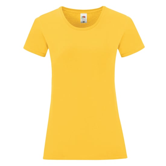 Fruit of the Loom - "Iconic 150" T-Shirt für Damen (Sonnenblume) - Image 1