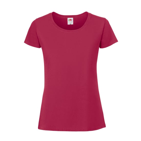 Fruit of the Loom - "Iconic 190" T-Shirt für Damen (Cranberry) - Image 1
