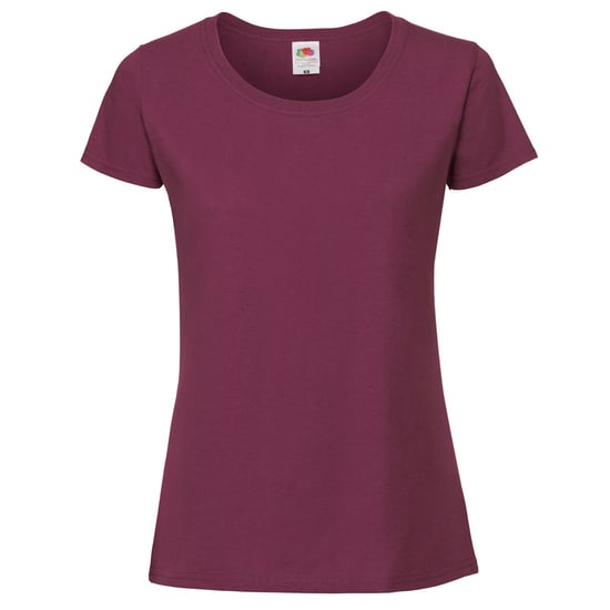 Fruit of the Loom - "Iconic 190" T-Shirt für Damen (Burgunderrot) - Image 1