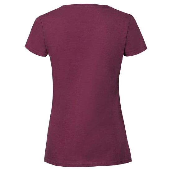 Fruit of the Loom - "Iconic 190" T-Shirt für Damen (Burgunderrot) - Image 2