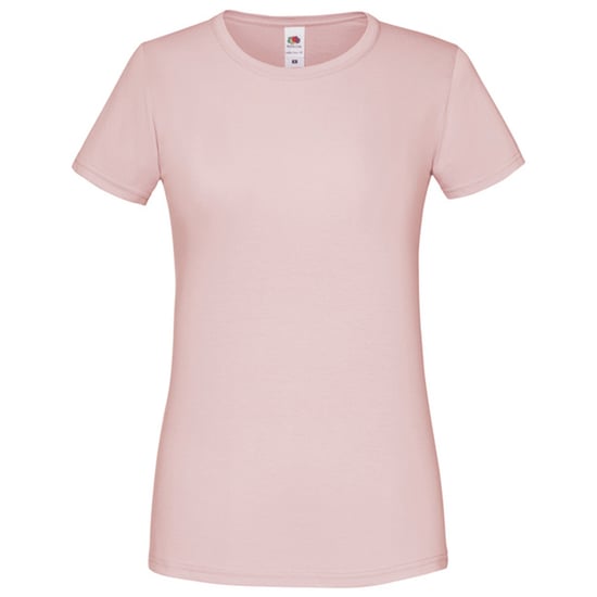 Fruit of the Loom - "Iconic" T-Shirt für Damen, Gekämmte Baumwolle (Blassrosa) - Image 1