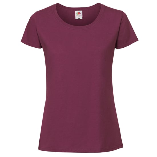 Fruit of the Loom - "Iconic 195 Premium" T-Shirt für Damen (Burgunderrot) - Image 1