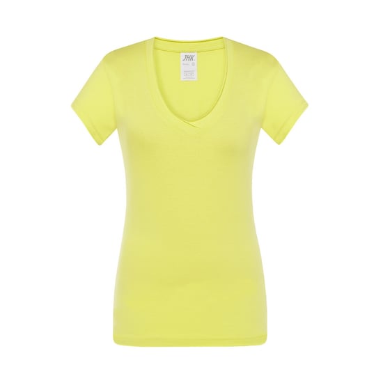 JHK - "Sicilia" T-Shirt für Damen, V-Ausschnitt (Pistazie) - Image 1