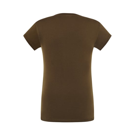 JHK - "Sicilia" T-Shirt für Damen, V-Ausschnitt (Khaki) - Image 2