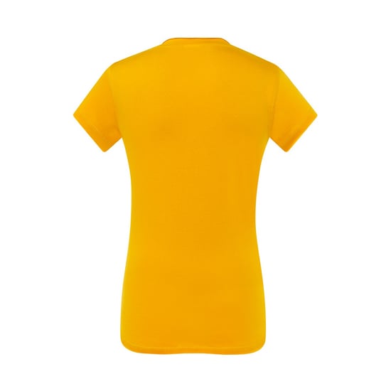 JHK - "Sicilia" T-Shirt für Damen, V-Ausschnitt (Senf) - Image 2