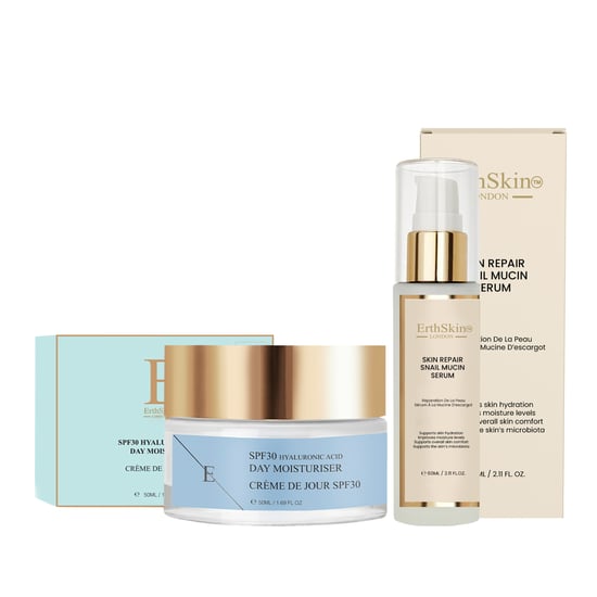 Hautreparatur Schneckenschleim-Serum 60ml + SPF 30 Hyaluronsäure Tagescreme 50ml - Image 1