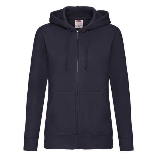 Fruit of the Loom - "Premium" Sweatjacke mit Kapuze für Damen (Marineblau) - Image 1
