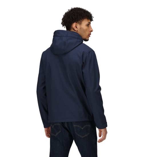 Regatta - "Venturer" Softshelljacke mit Kapuze für Herren (Marineblau) - Image 2