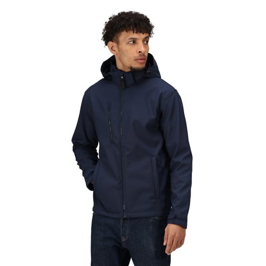 Regatta - "Venturer" Softshelljacke mit Kapuze für Herren (Marineblau) - Image 3