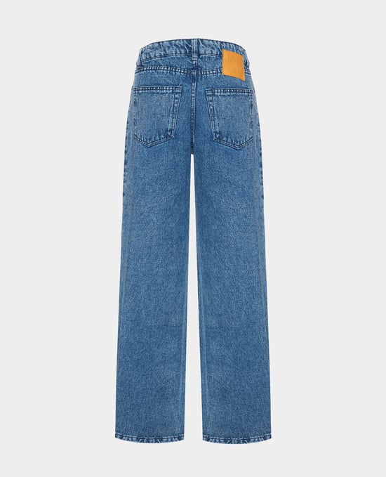 BENU Damen Blaue Baumwoll Jeans - Image 4