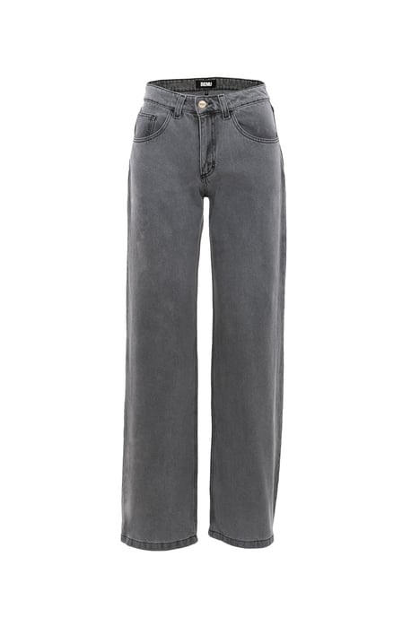 BENU Damen Graue Straight Leg Jeans - Image 4