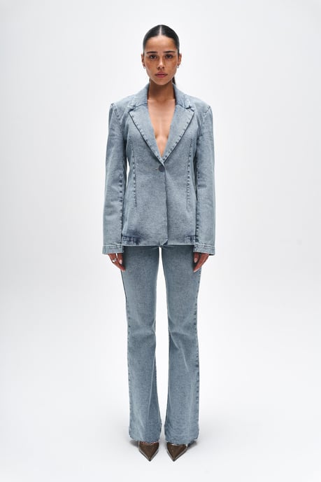 BENU Damen Blauer Jeansblazer - Image 1
