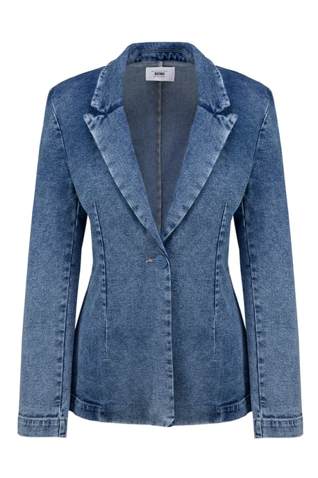 BENU Damen Blauer Jeansblazer - Image 5