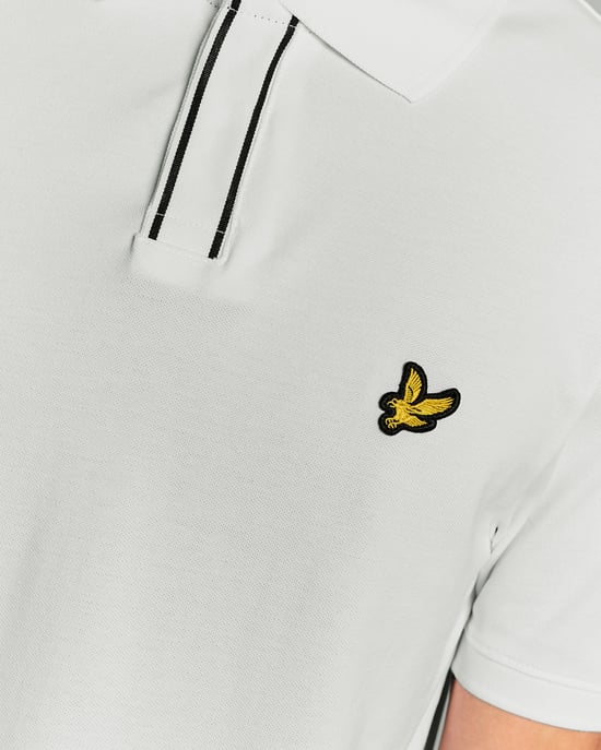 Poloshirt mit kontrastierenden Ärmelbündchen - Image 6